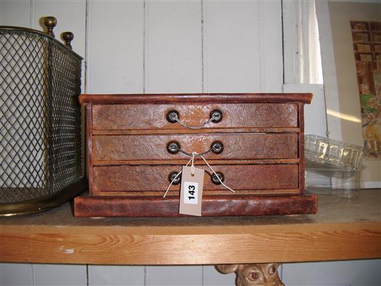 Leather drawers